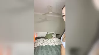 Aura showing booty and pussy